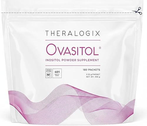 Theralogix Ovasitol - Suplemento de mio-inositol y D-chiro Inositol en polvo, para equilibrio hormonal y apoyo de la función ovárica, certificado