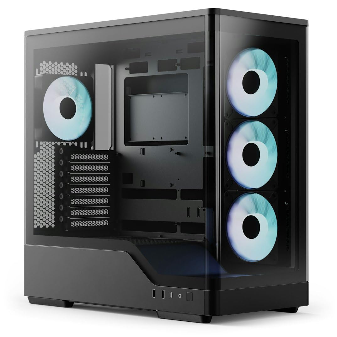Obudowa komputera Medium Tower Aerocool P500A-BK V1 czarna