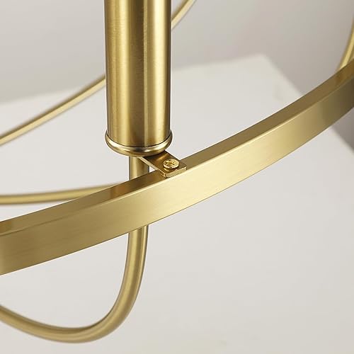 Miniatura 3 de LamQee Candelabro de 2 niveles con ruedas de carro, 12 luces, 33.5 pulgadas, gran vela redonda rústica para techos altos, comedor, cocina, isla de