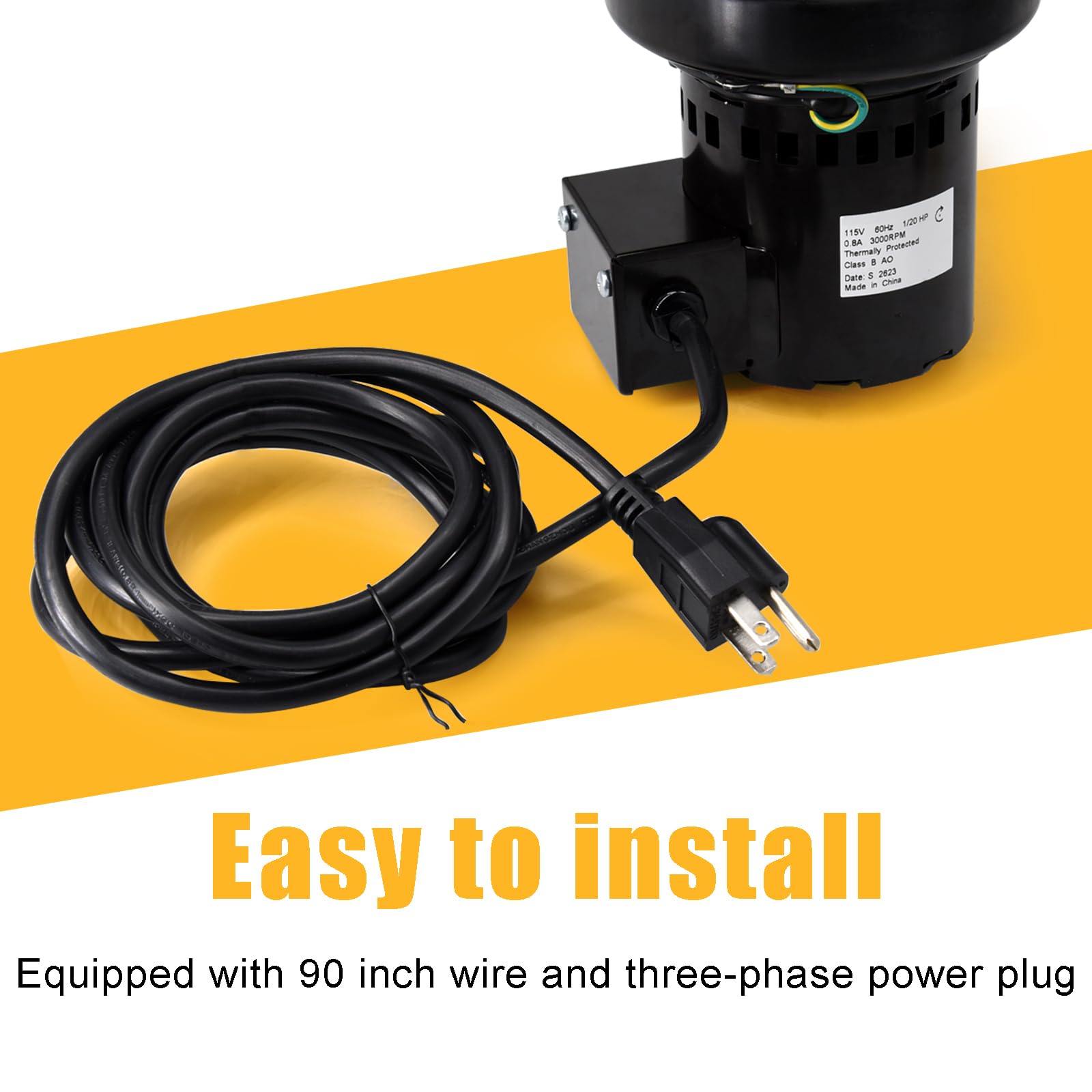 Aibabcue AC16 Wood Stove Convection Blower for Englander Stove, Room