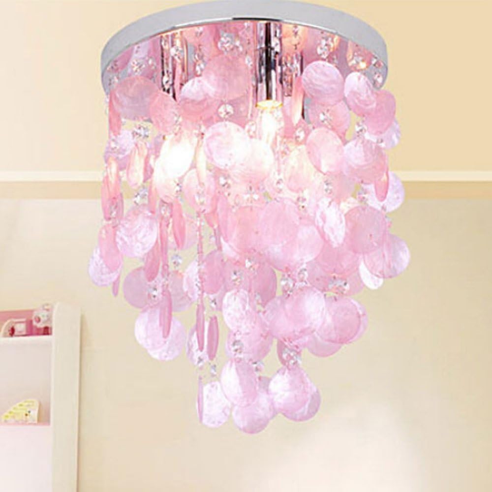 Injuicy Lighting Modern Crystal Shell E12 Led Ceiling Lights Shades
