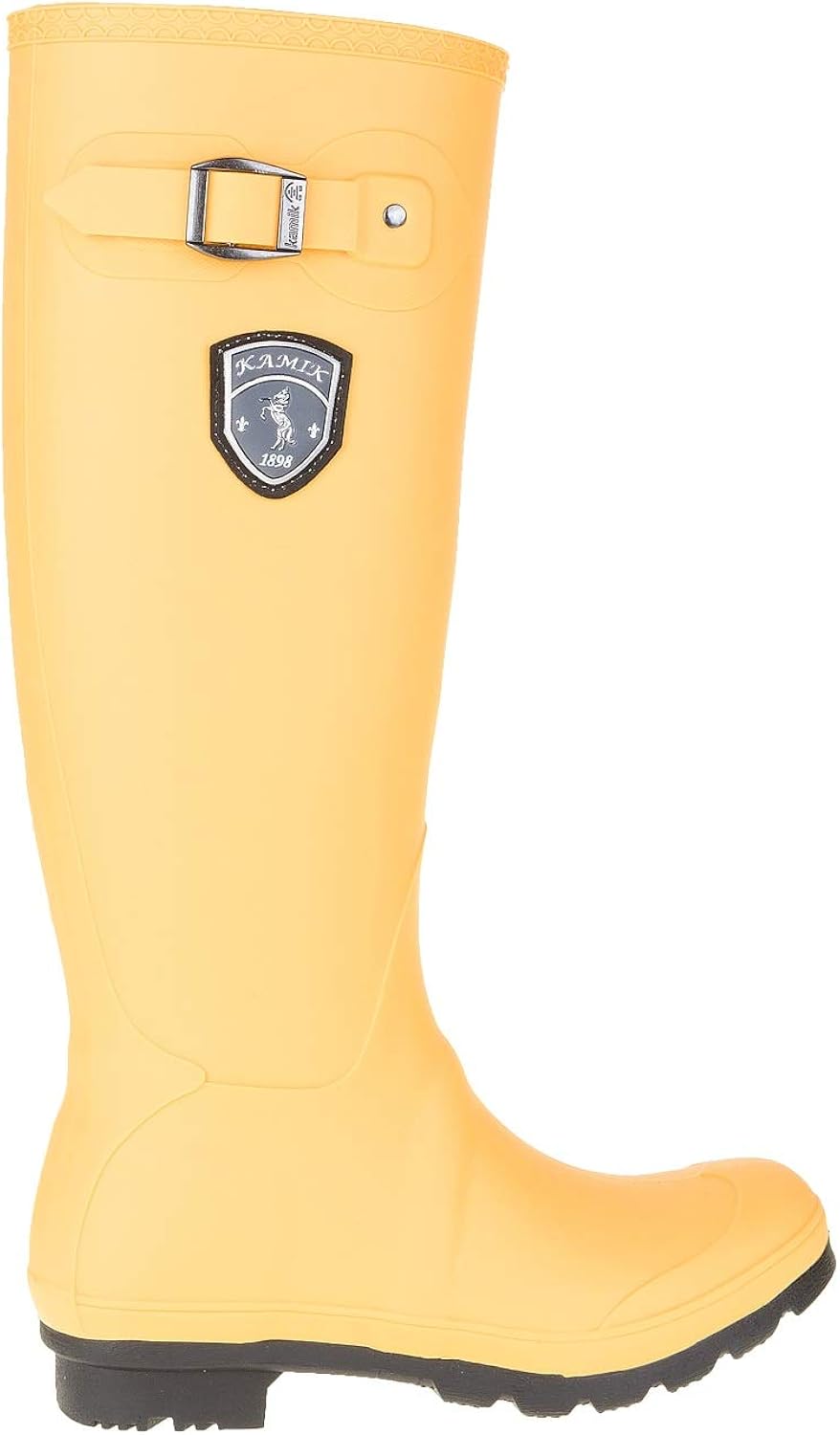 Kamik Women's Waterproof Jennifer Rain Boot 6 Mustard