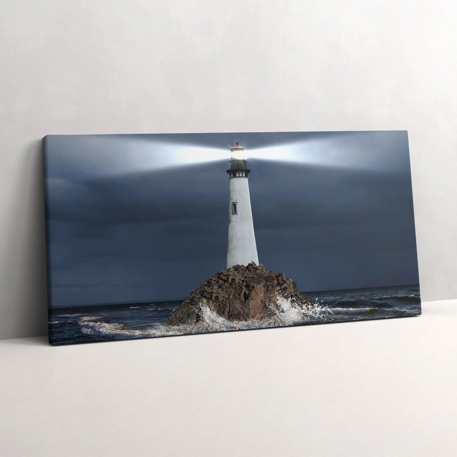 Image sur Toile Phare 140x70cm | Solution Déco pour Grand Mur Blanc