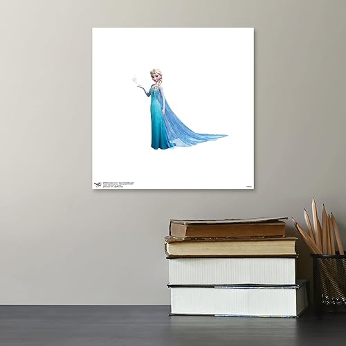 Miniatura 5 de Trends International Gallery Pops Disney Frozen - Póster de pared con vestido azul original de Elsa, 12 x 12 pulgadas, versión sin marco