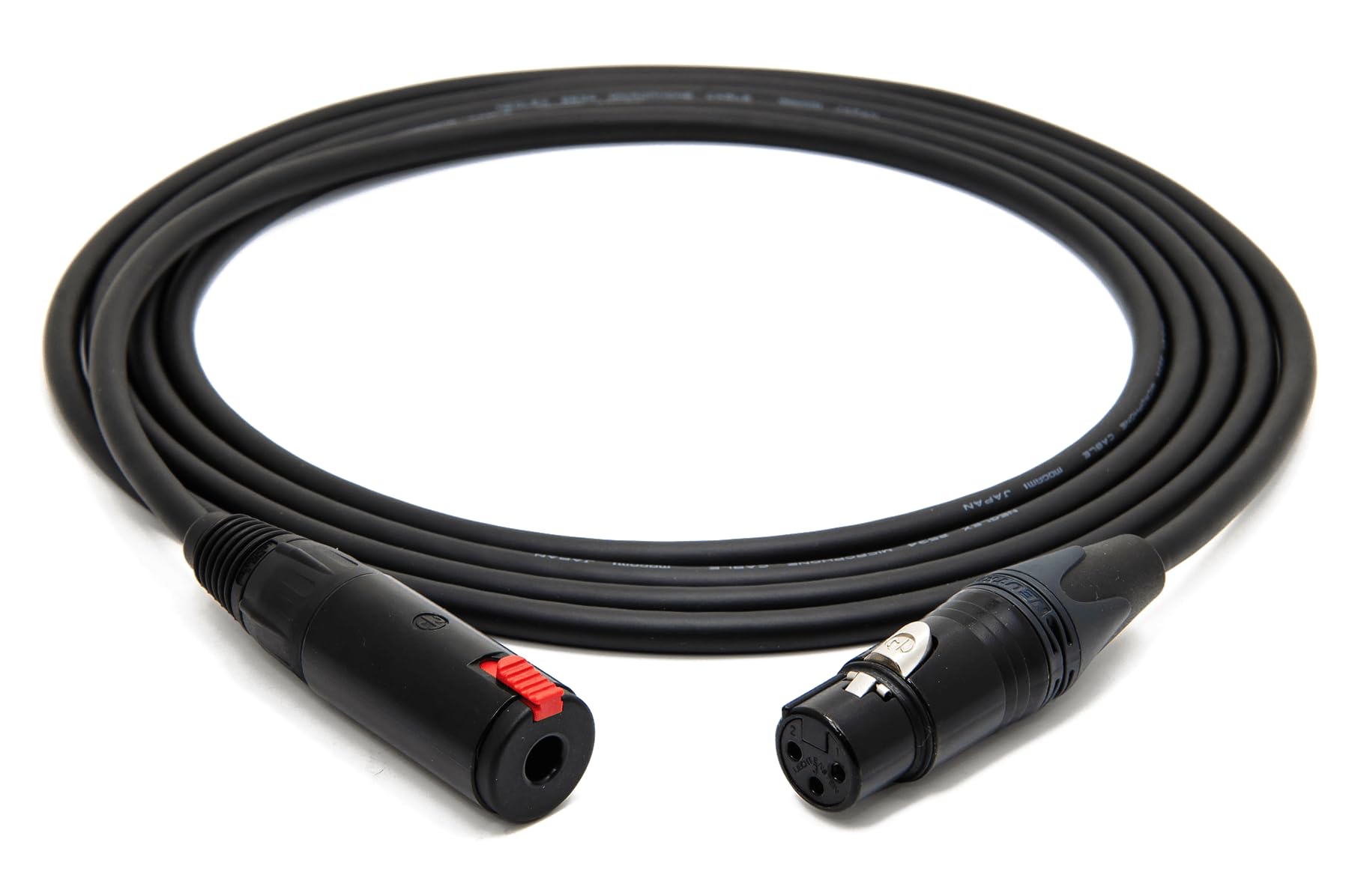 enoaudio Mogami 2534 Quad Verlängerung Kabel Symmetrische | Neutrik Gold XLR female - 6,3mm Buchse | HiFi, 3,0 m