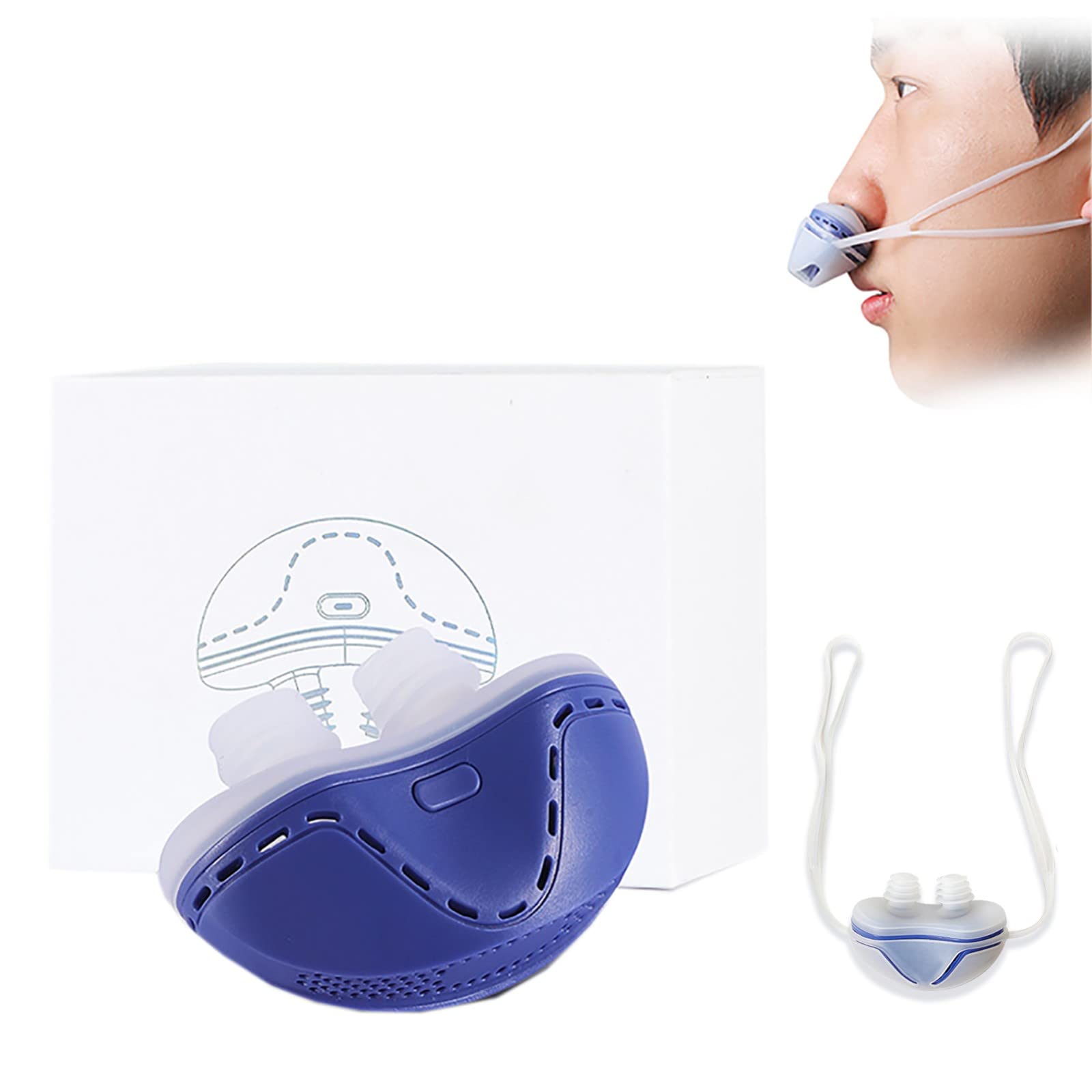 Electric CPAP Anti Snoring Device,Silicone Anti Snoring Aid Anti-snoring Device,Snoring Solution Devices for Men/Women Comfortable Sleep