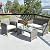 Tangkula 4 PCS Wicker Patio Conversation Set, Outdoor Rattan Sofas with Table Set, Patio Furniture Set with Soft Cushions & Tempered Glass Coffee Table for Poolside Balcony