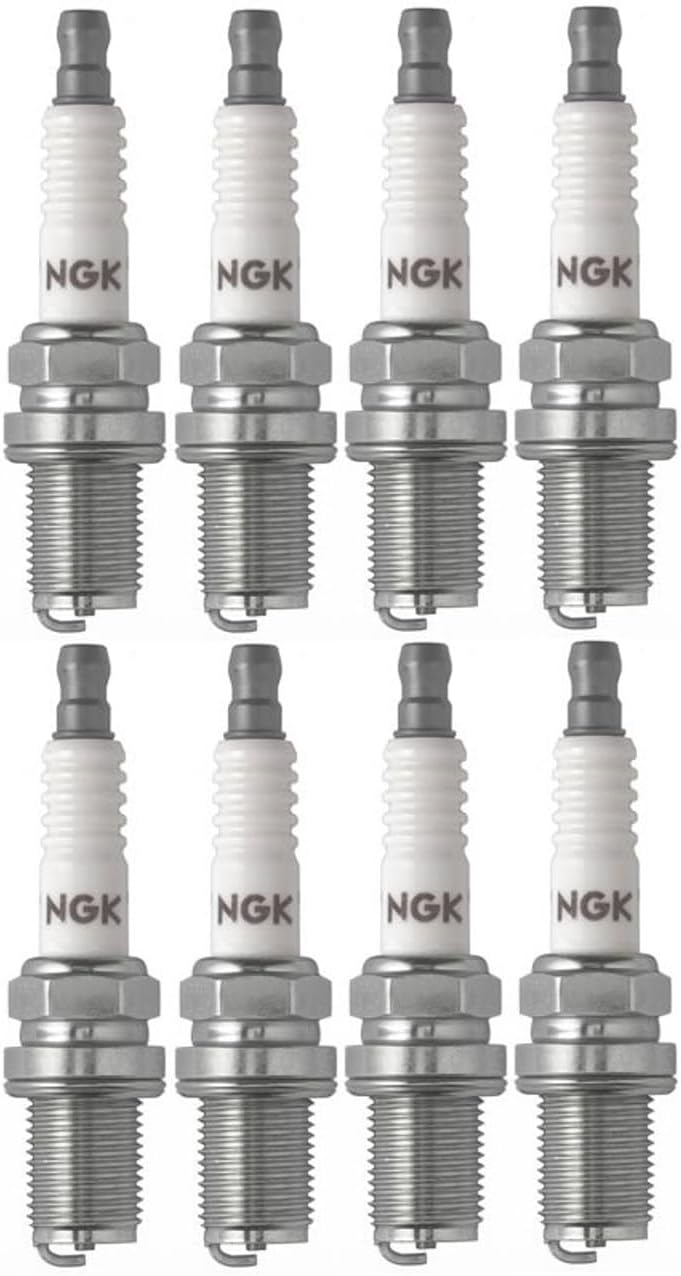 R5671A-9 Racing Spark Plugs 5238 | Set of 8 | Performance Plugs for Race & High Compression Engines
