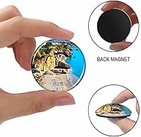 Vista 2 de España Balcón Europeo, Nerja Nevera Imán Decorativo Imán Turístico Ciudad Viaje Recuerdo Colección Regalo Fuerte Refrigerador Pegatina