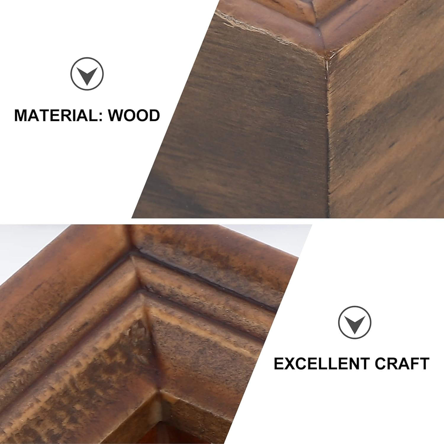 Shadow Box Display Case for Dried Flowers Medals Photos Vintage Keepsake Frame for Home Decor and Special Occasions