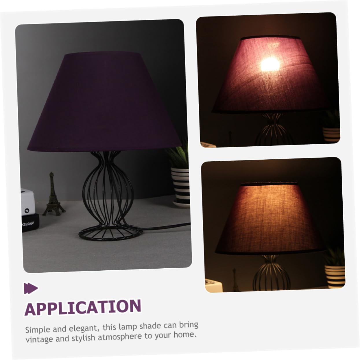 Alipis Drum Lampshade Retro Style Light Shade for Base for Home Hotel Decor Easy to Install and Stylish for Bedrooms Studies