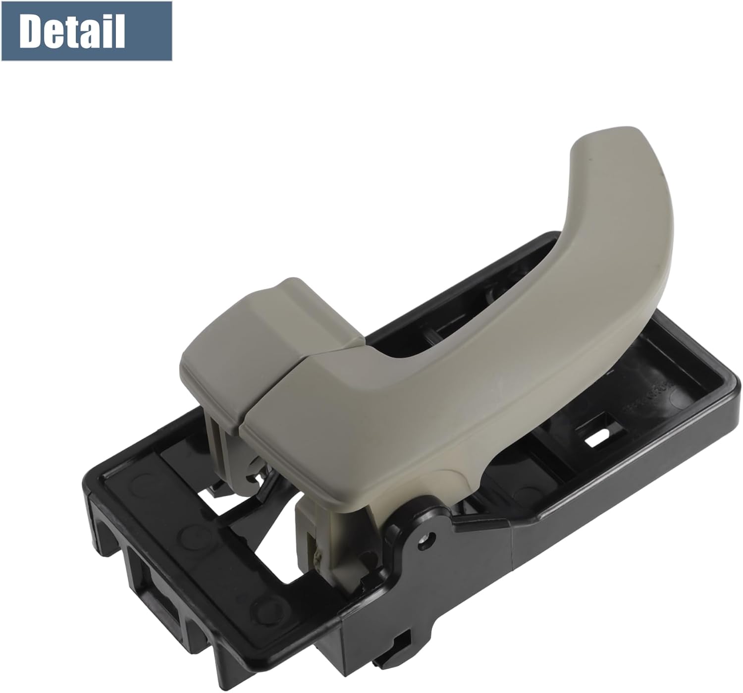 ACROPIX Left Right Interior Door Handle Black Beige Fit for Hyundai Tucson 2005-2009 No.82610-2E000-J9/82620-2E000-J9 - Pack of 4