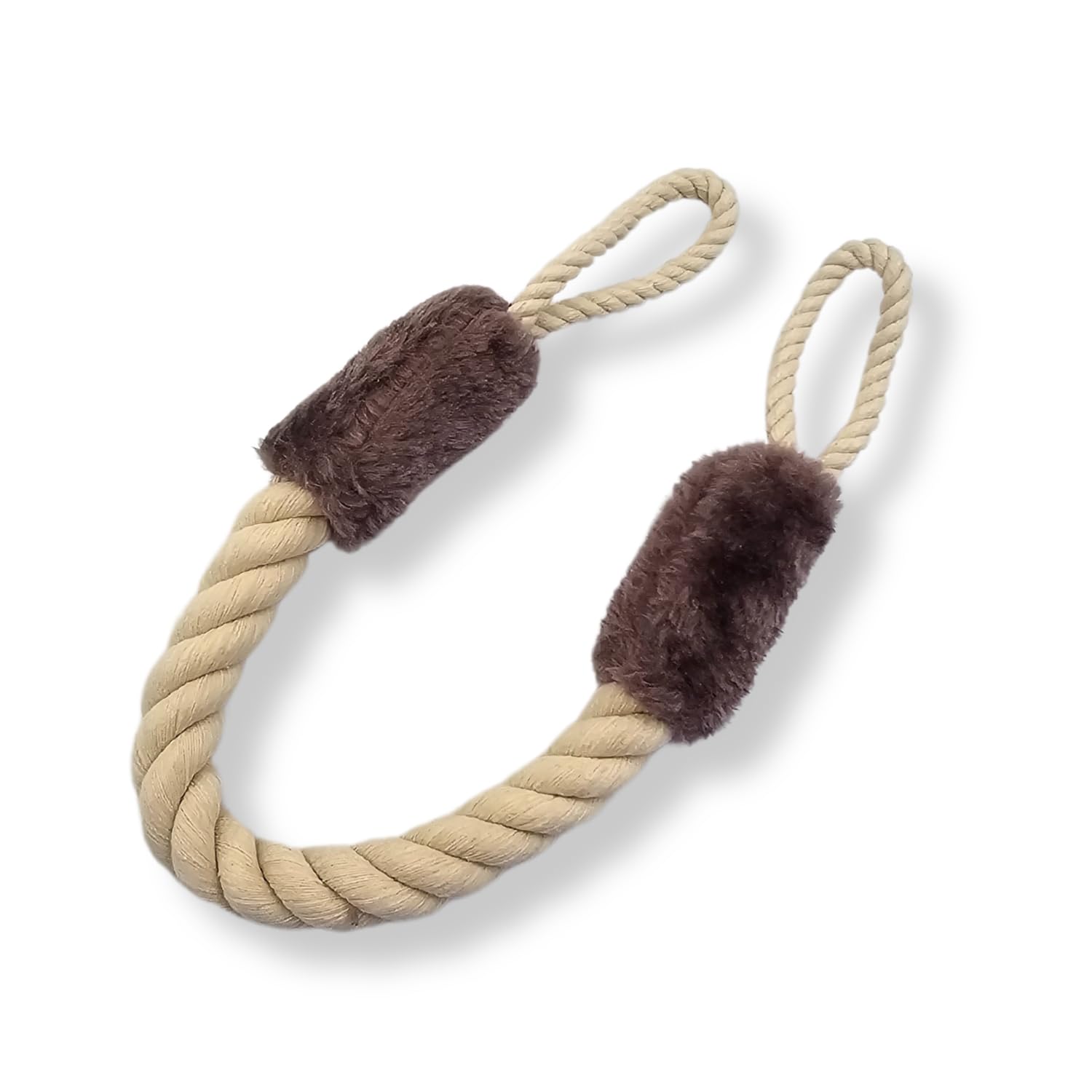 3 PAGEN® Türstopper Klinke, Baumwolle Türkordel, Klemmschutz für Haustier, Kind und Baby, weich und waschbar, Türstopper Seil, Kinder Fingerschutz, Länge 60 cm