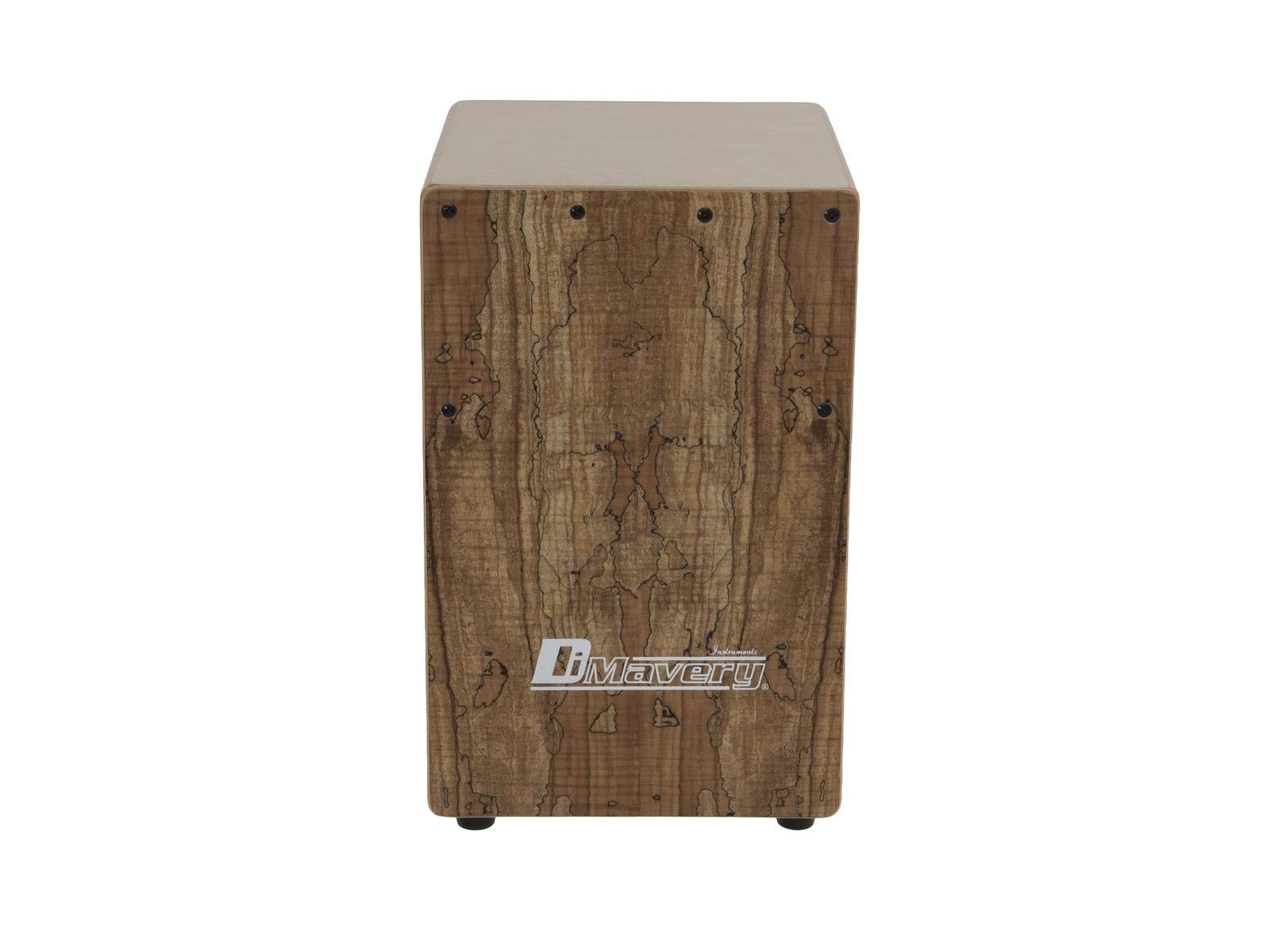 DIMAVERY CJ-580 Junior Cajon mit Schlagfläche aus gestocktem Ahorn | Snareeffekt mit vier einstellbaren Saiten | Inkl. gepolsterter Tasche mit Schultergurt