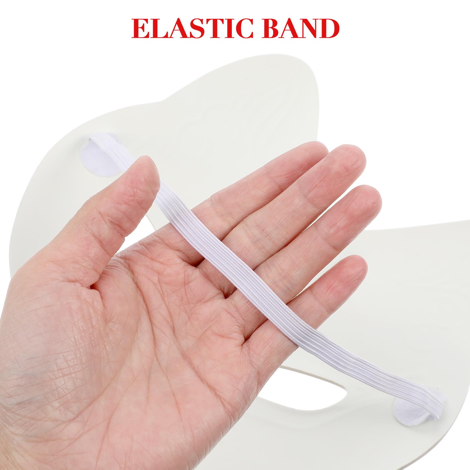 VICASKY 4 Maschere Volpe Bianche da Te in PU Sicuro Maschere Vuote per Pittura e Decorazione per Feste Halloween e Cosplay DIY e Personalizzabile