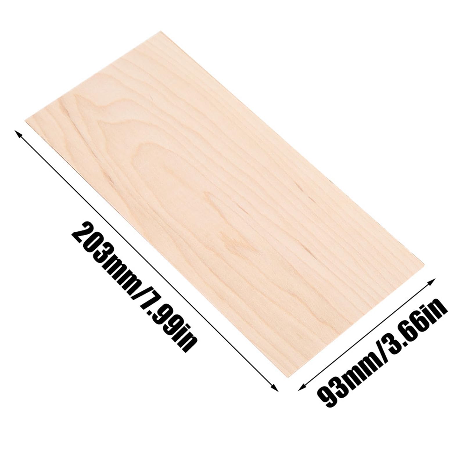 3PCS Maple Wood Guitar Headplate Veneer, DIY Replacement for Acoustic Classical Guitar 203x93x2mm - Image 4