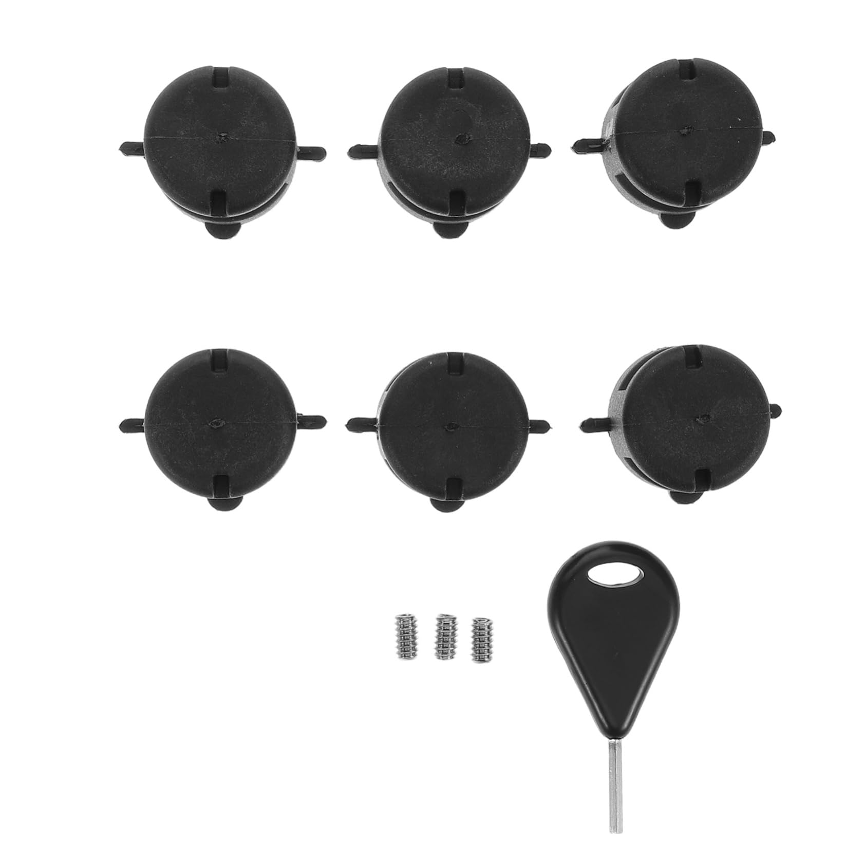 Abaodam 1 Set Surfboard Rudder Cup with Wrench and Screws Easy Install Surfboard Fin Hardware for Secure Fit Impact Resistant Design Grade Durability Compatible with Tails