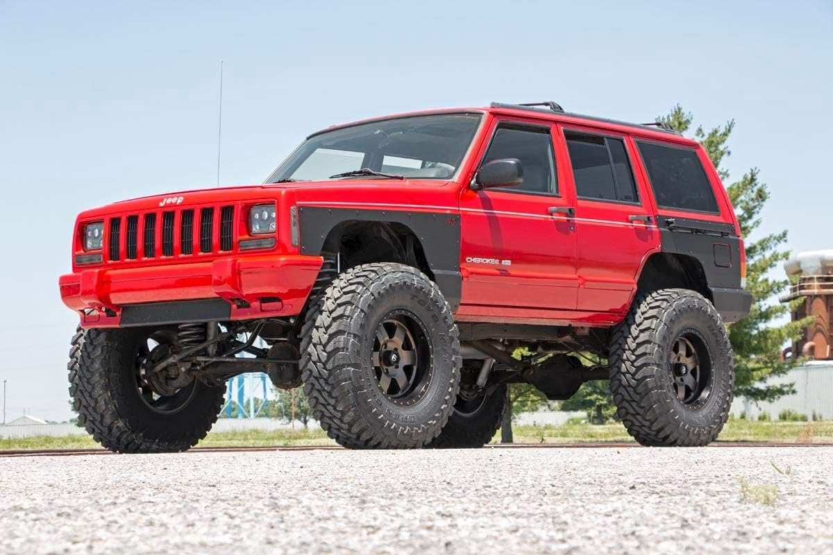 Rough Country Full Body Armor Kit for 1997-2001 Jeep Cherokee XJ - 10581