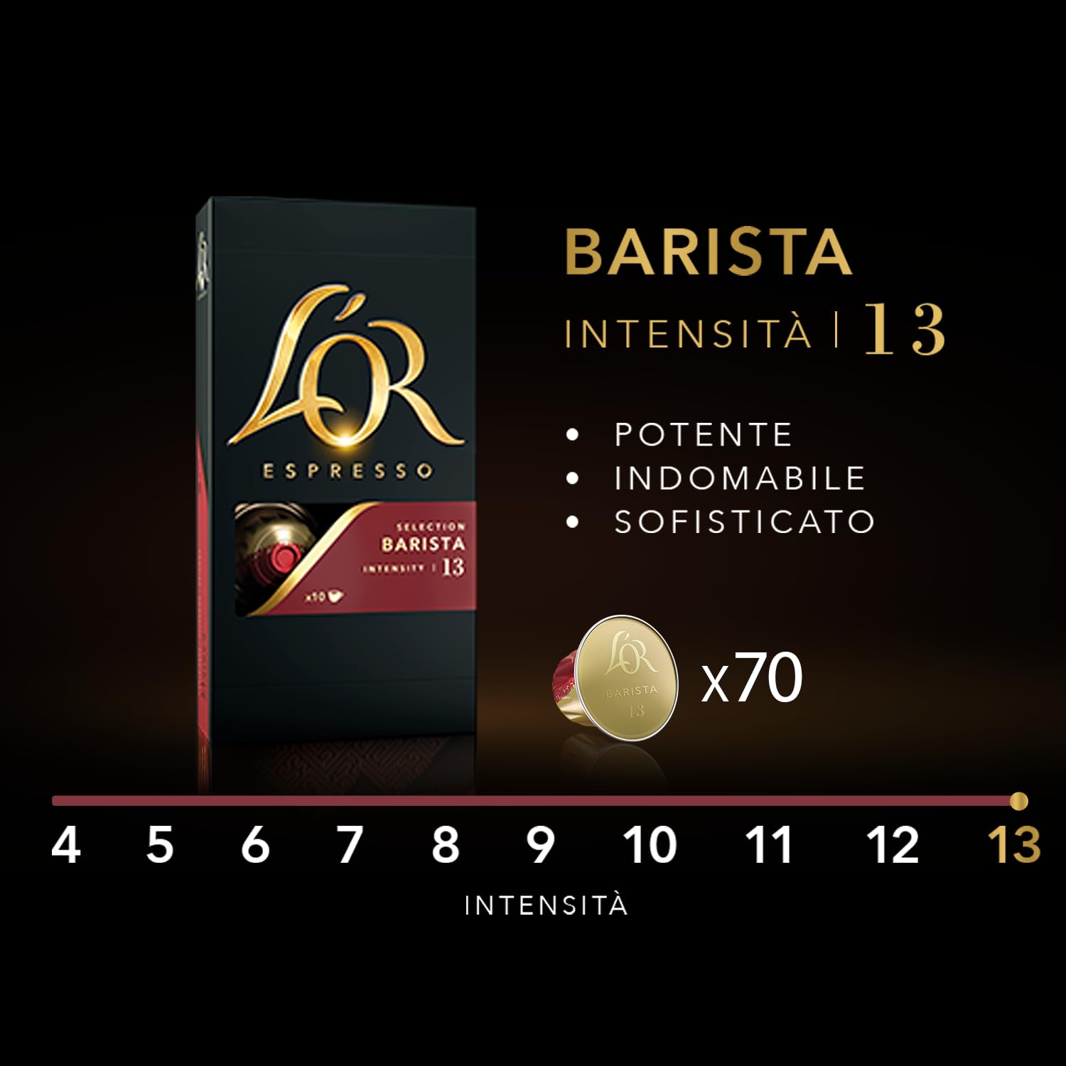L'Or - Cápsulas de café expreso paquete mixto - Variety Pack Bar Dec - Kit Cap de aluminio compat máquinas nespress - 10 paquetes [100 cápsulas: variadas]