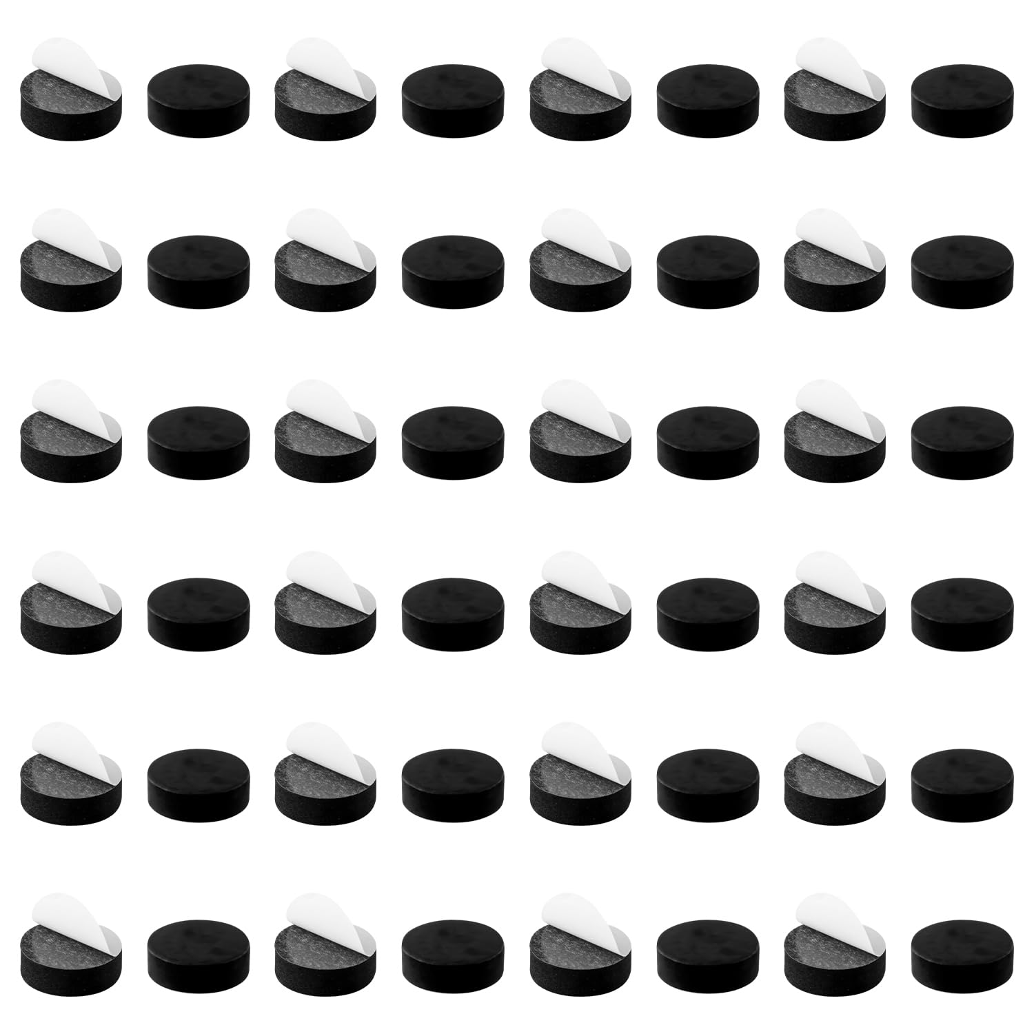 Gaomumu 48PCS Invisible Plant Pot Feet, Round Non-Slip Waterproof Elevators, Furniture Protectors, Suitable for Indoor Outdoor Plant Pots and Table Chair Corners