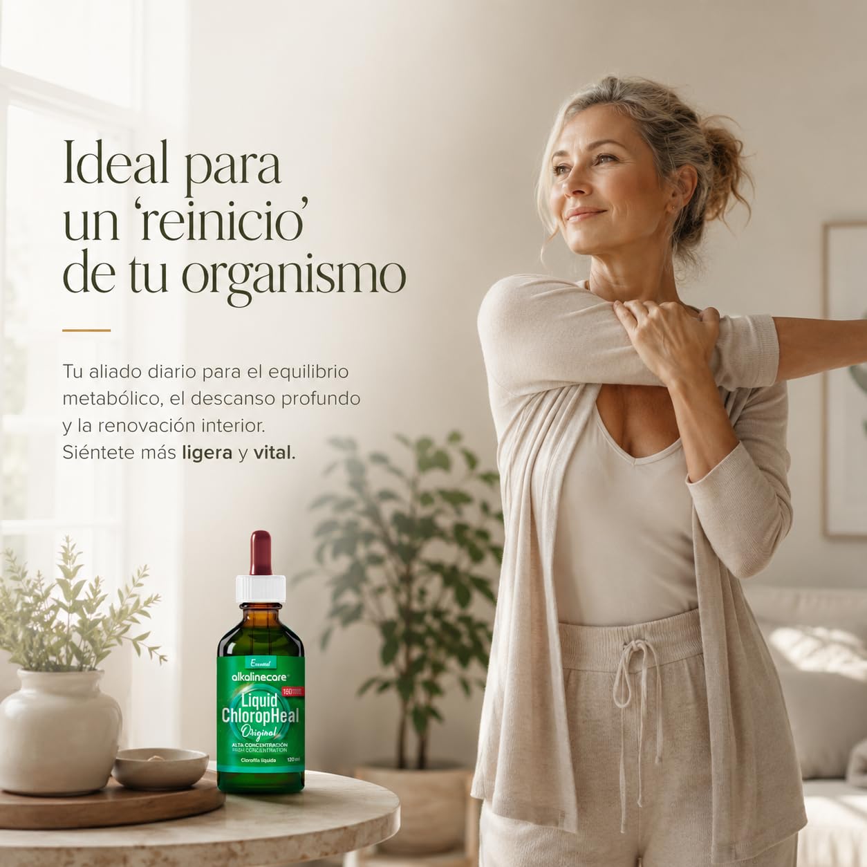 Chlorofila liquida di foglia di morera naturale al 100% - Alkaline Care