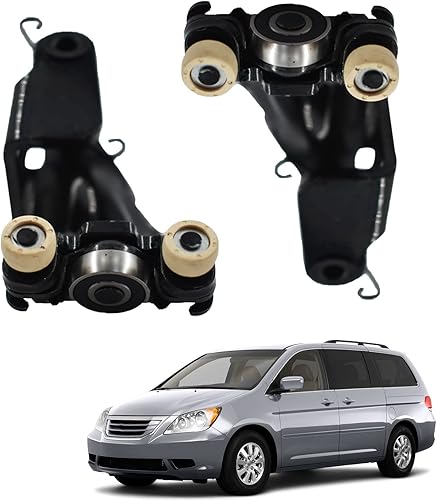 Juego de 1 par de rodillos de puerta corredera para bisagra izquierda derecha reemplazo para 2005-2010 Odyssey EX EX-L Touring 924-128 924-129