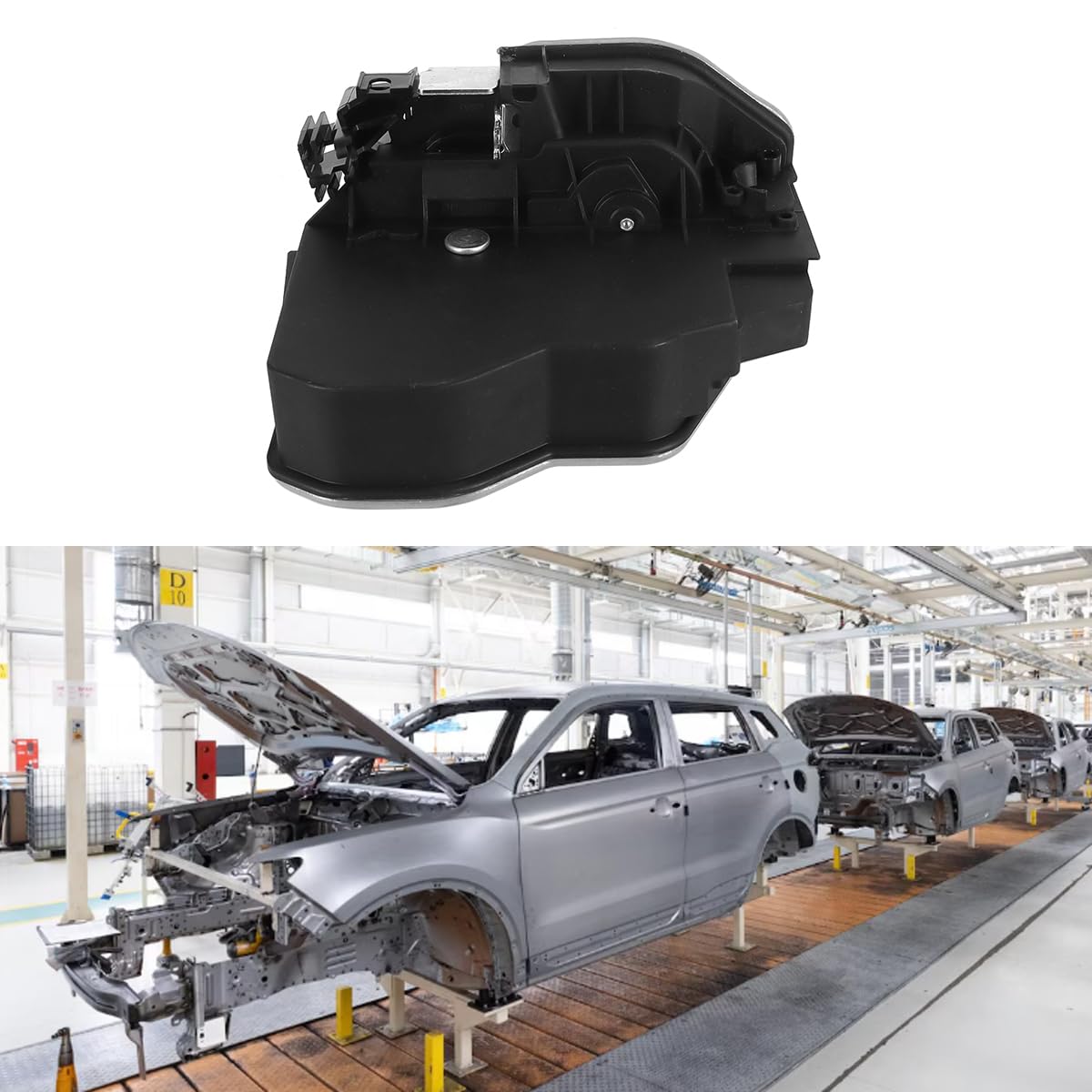 Componentes del cierre centralizado delantero derecho del coche, sistema de cierre de la puerta delantera derecha para series 3/4/5/6, 51217202146