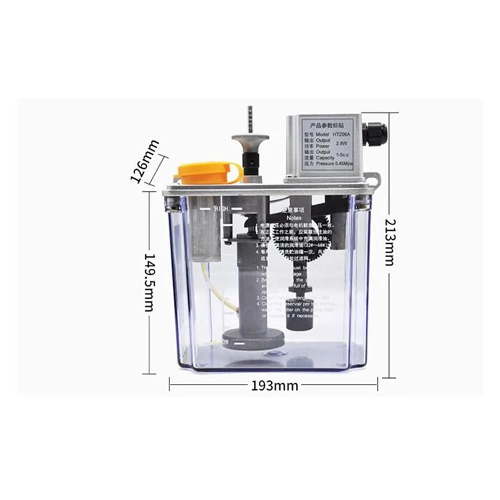 Elektryczna pompa do przerywanego smarowania, automatyczna obrabiarka CNC, smarownica Tokarka Frezarka Pompa oleju smarowego, Narzędzia mechaniczne