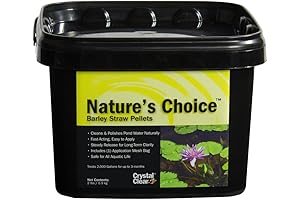CrystalClear Nature's Choice Barley Straw Pellets: The Natural Solution for Pristine Ponds