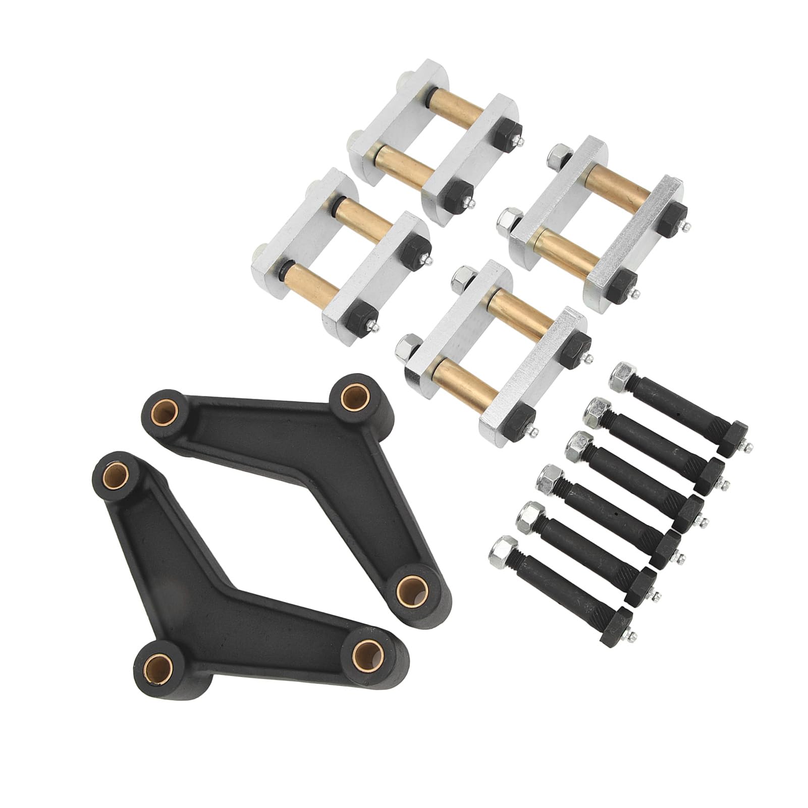 Zestaw Zawieszenia Przyczepy, Wytrzymała Metalowa Sprężyna Osi do Osi Tandemowych 1-3/4 Cala (2,25 cala)