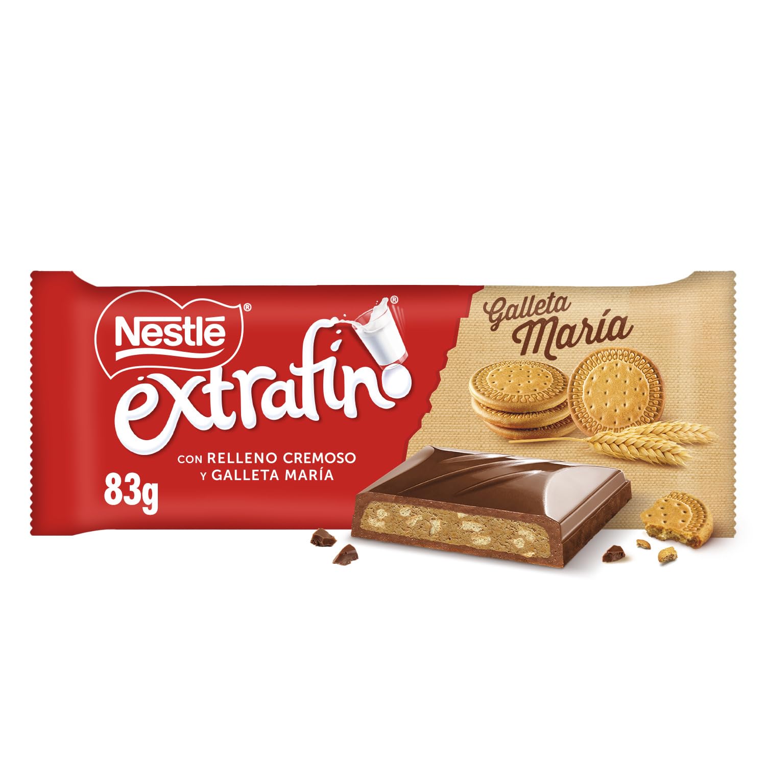NESTLE EXTRAFINO tableta chocolate con leche y galleta Maria 25x84g