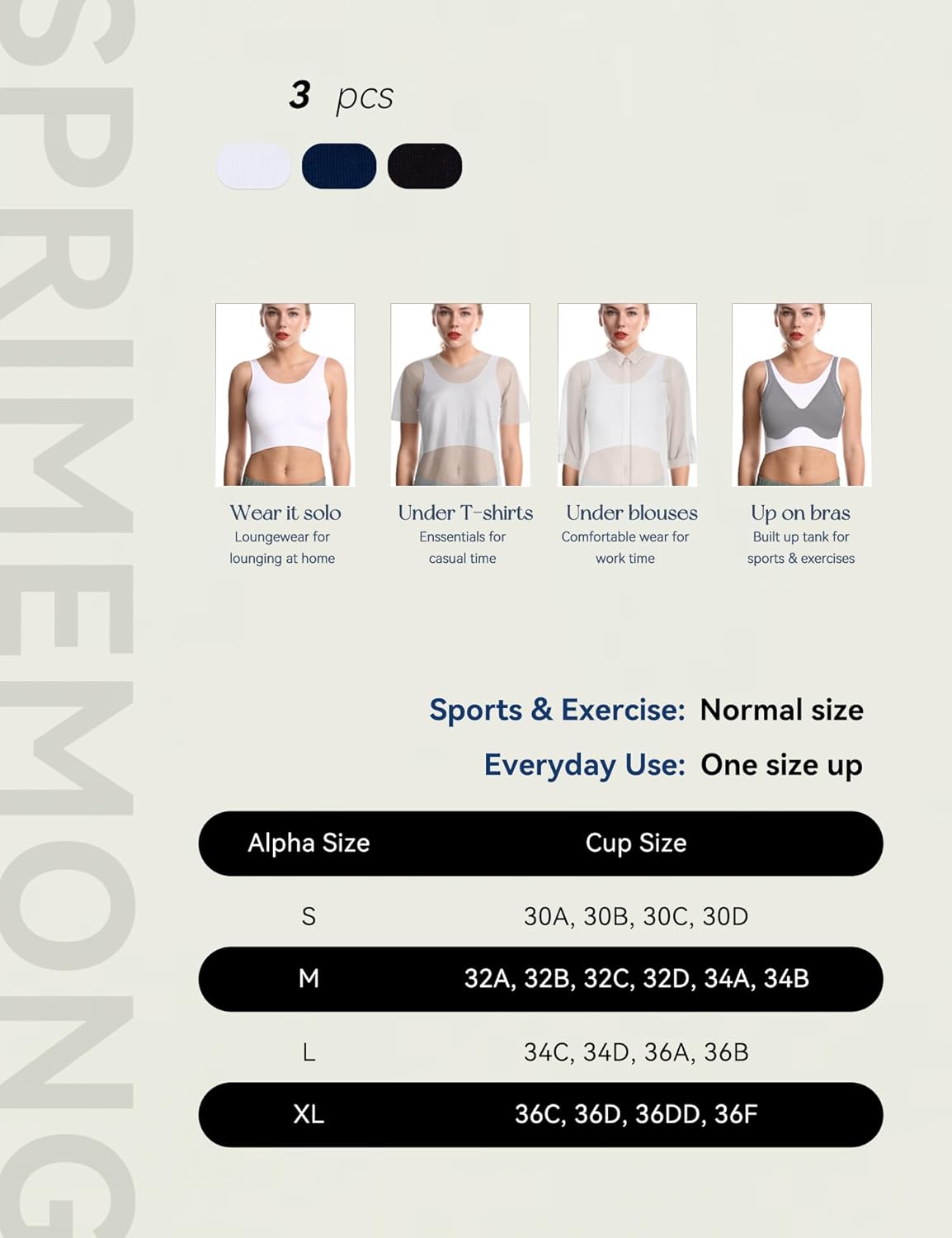 Women's Light Support Sport Bra Wireless Longline Comfy Bra-Seamless Yoga Crop Tops