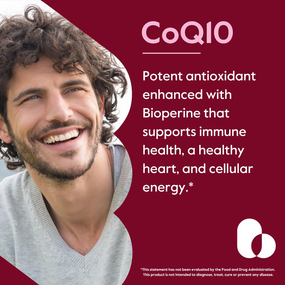BESTVITE CoQ10 600mg per Cap w/Bioperine (60 Veg Caps) - No Stearates — Amazon image 2