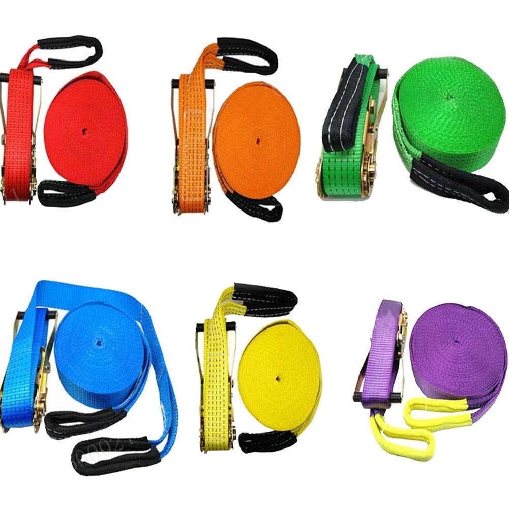 Slackline - Kit para fitness al aire libre, cuerda de equilibrio de fácil instalación con protector de árbol, ancho de banda de 5 cm, ideal para principiantes y niños