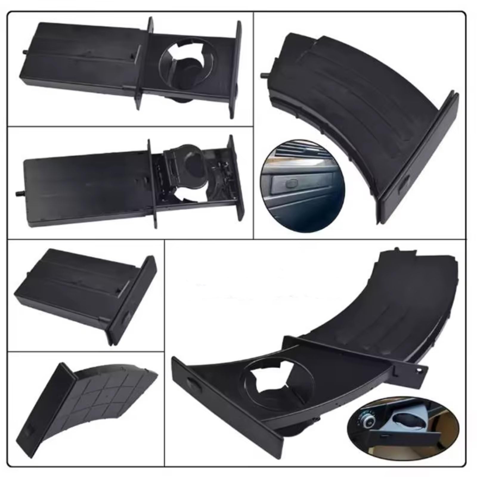 Auto Innenraum Zubehör Compatibile Con BMW Per 535 2008-2010 545 2004 2005 550 Per M5 2006-2010 Portabicchieri Anteriore Sinistro Destro Per Auto 51459125622