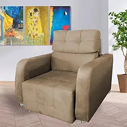 Poltrona Retratil e Reclinavel Safira Capuccino