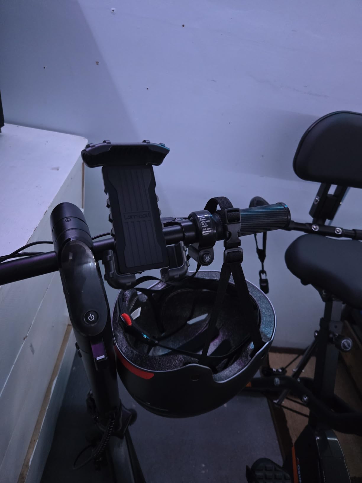 Lamicall Bike Phone Holder Motorcycle Mount - One-Hand Operation, Lockable | 360° Rotation Handlebar Clamp for 4.7-6.8" iPhone 17 Pro Max Air, Rubber Protect, Road Mountain Bike E-Bike Scooter Holder view 4