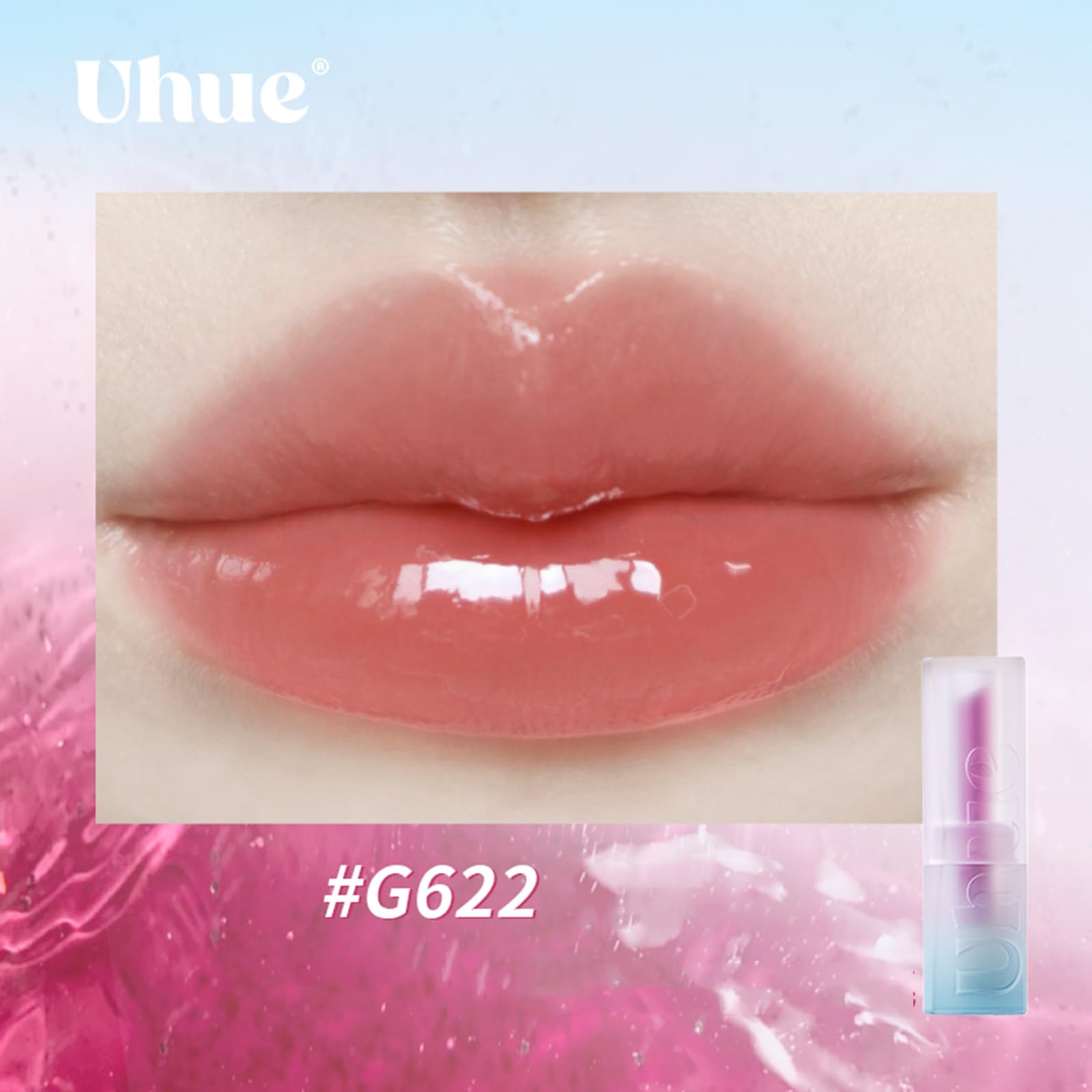 Amazon | Uhue リップティント ミラーティント 保湿 高発色 黒リップ