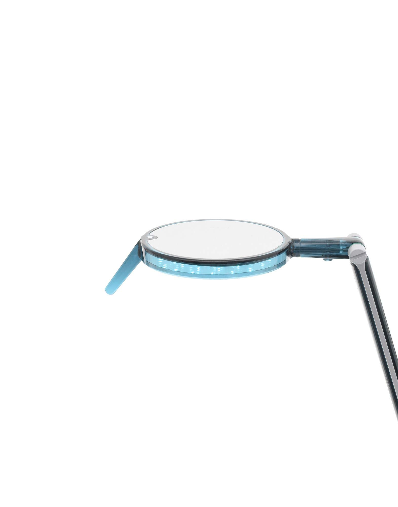 Kartell Aledin TEC, Tischleuchte, Mit Dimmer, Blau