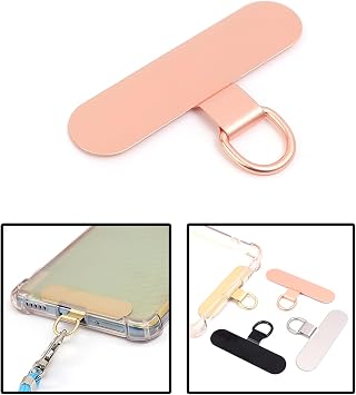 Microcase Telefon İp Askılıklar için Paslanmaz Çelik Tutacak Bağlantı Parçası -AL4832 1 Adet (Gümüş)