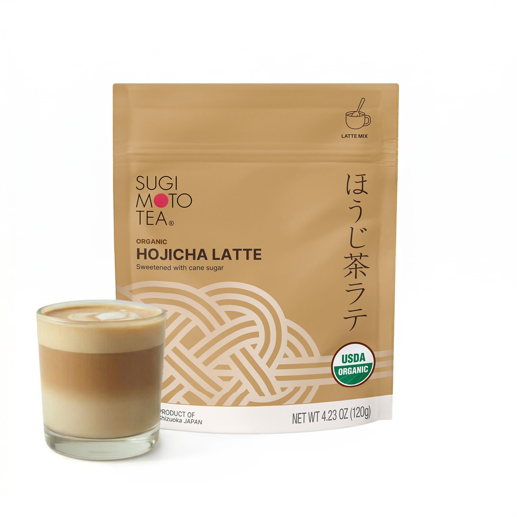 Amazon.com: SUGIMOTO TEA Japanese Organic Hojicha Latte Blend Mix