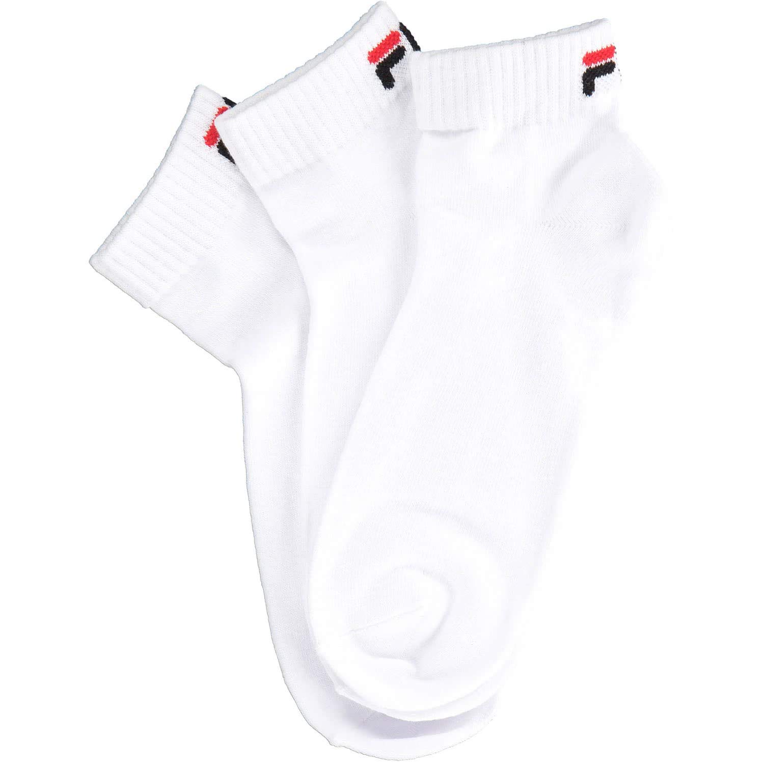 Fila Unisex F9300 Socks Uni Socks (3-Pack) 39 - 42 White