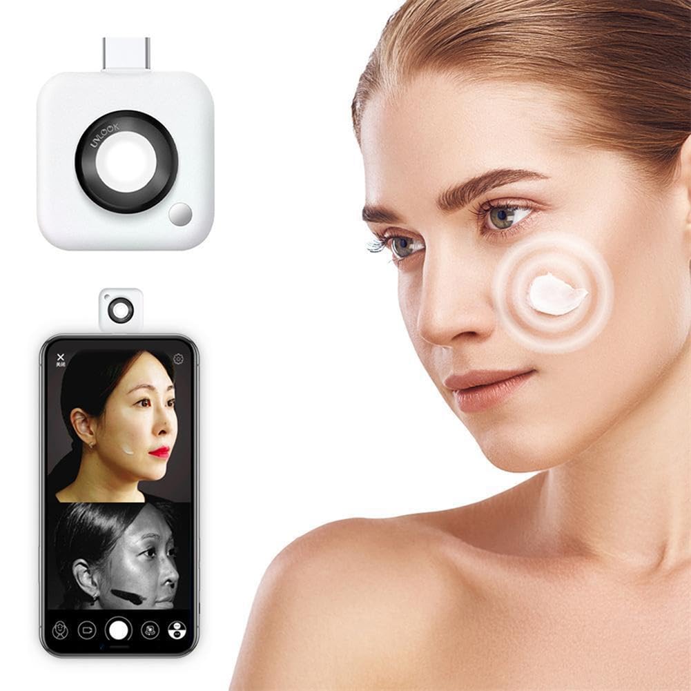 UV-Kamera zum Testen Von Sonnenschutzmitteln, Tragbare UV-Kamera für Sonnenschutz im Gesicht und Erkennung der Make-Up-Entfernung B