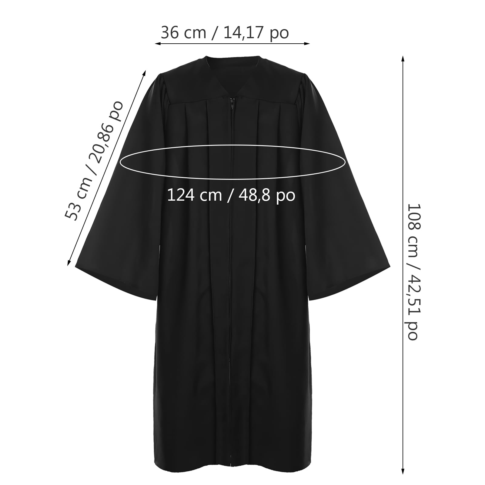 Costume de Juge Adulte 5 Pièces, Déguisement Juge avec Robe Noire, Perruque Blanche, Lunettes à Monture Noire, Nœud Papillon et Marteau en Bois, Kit Cosplay pour Halloween, Carnaval et Théâtre
