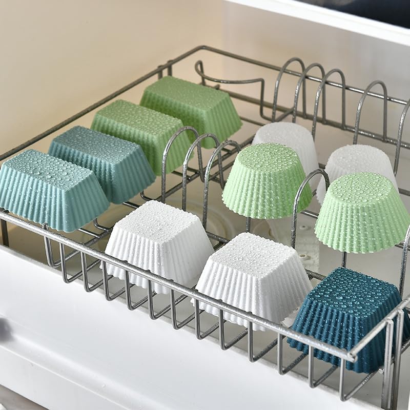 Lot De 12 Mini Moules à Kouglof En Silicone Réutilisables Pour Gâteau