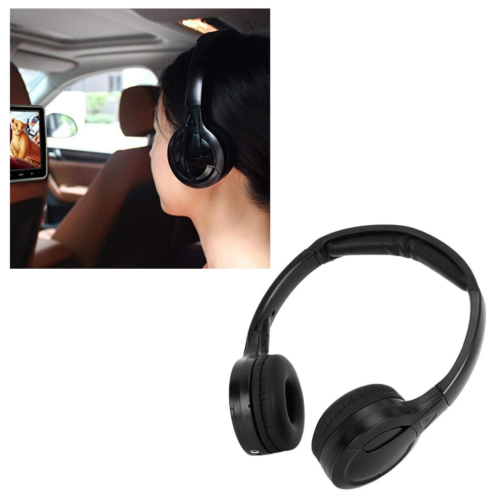 Auto-Kopfhörer, Yctze Wireless Infrarot Stereo Audio 2 Kanal Kopfhörer Kopfhörer für Auto Kopfstütze DVD für infrarot auto kopfh?rer infrarot auto kopfh?rer für infrarot auto kopfhörer infrarot auto k