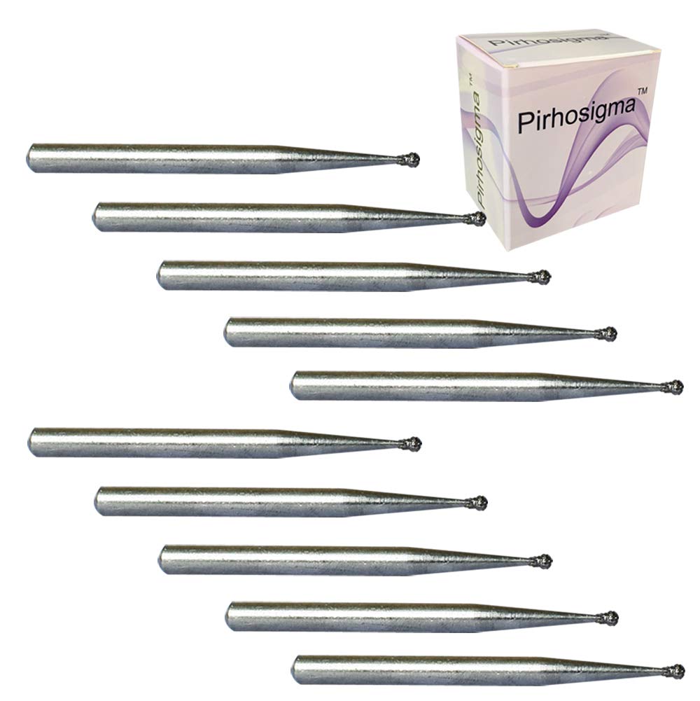 Pirhosigma 10 pcs Diamond Engraving Tip Bit Carve Head for Replacing Tip Electric Micro Engraver Pen Carve Engraving Tool Replacement