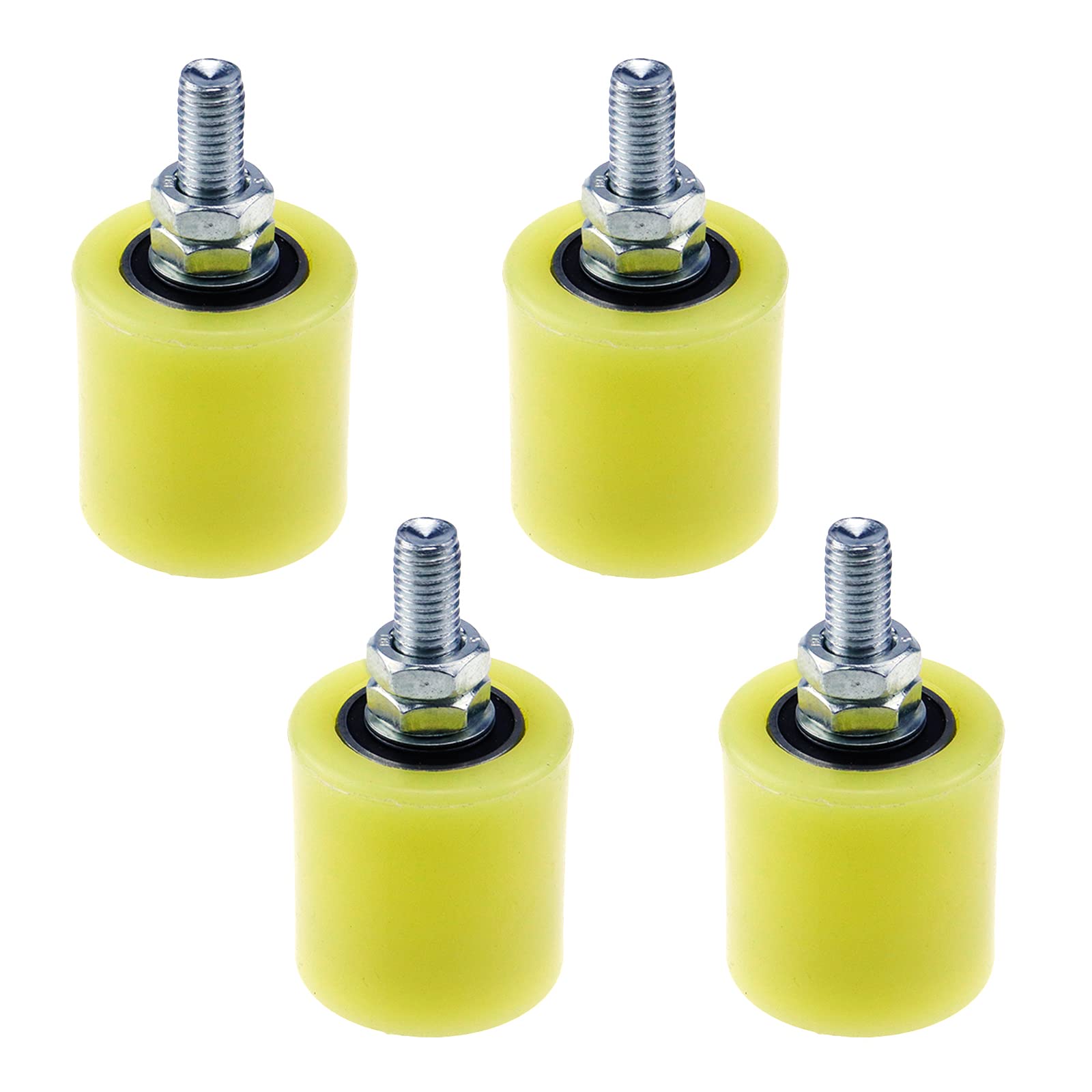 Rouleaux de guidage de portail pour rénover une glissière extérieure usée