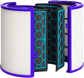 1-Pack HP04 TP04 DP04 TP05 DP05 Replacement Filter for Dyson Air Purifier Pure Humidify Pure Hot+Cool Combi Glass HEPA Filter 968707-04, 968708-04, 969048-01