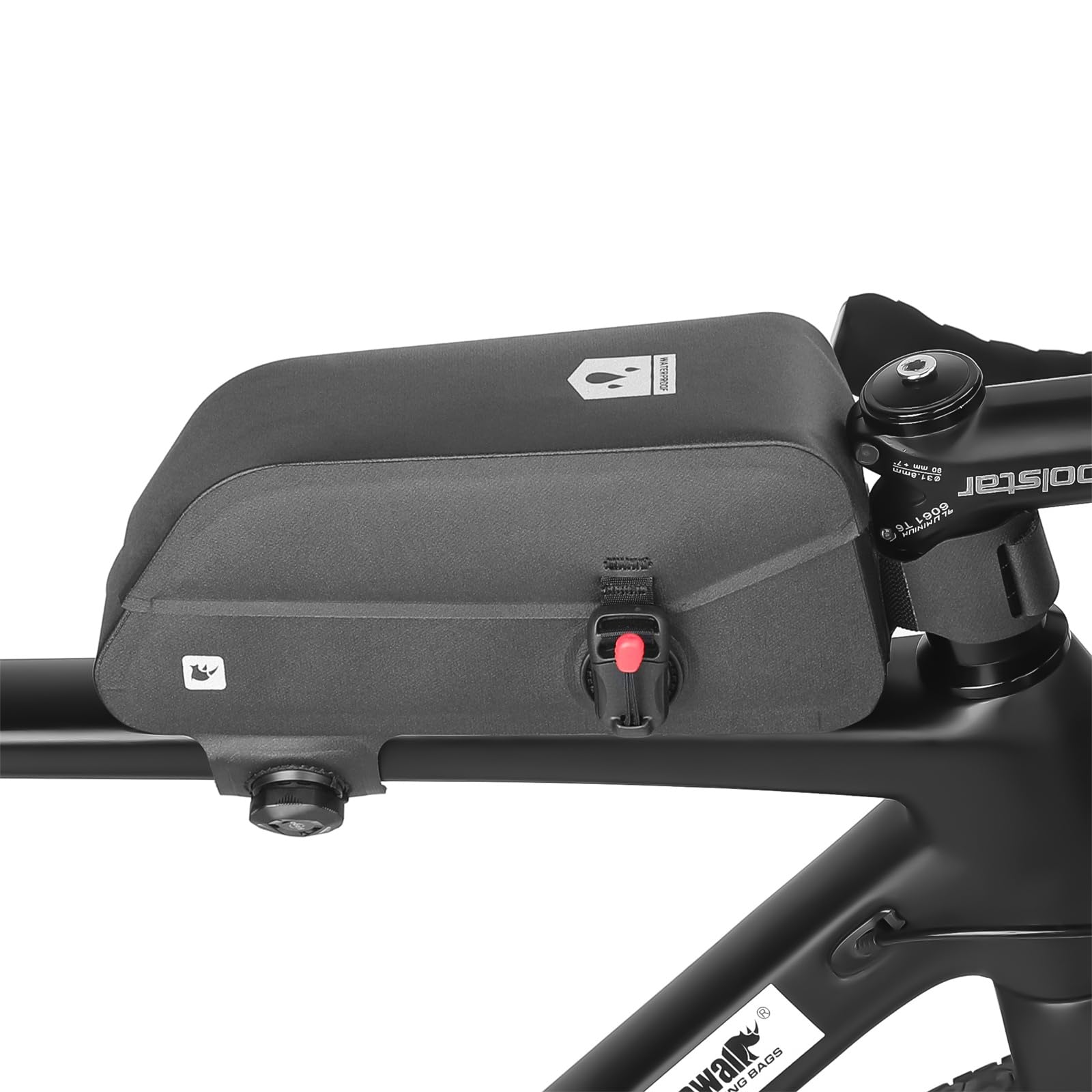 HUNTVP Top Tube Bike Bag with Magnetic Flap Waterproof Bike Frame Bag Bicycle Top Tube Bag Cycling Pouch Tools Storage Bag for Bike